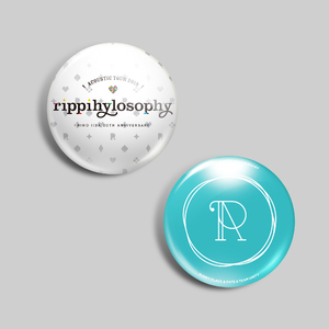 缶バッジ (2個セット) -rippihylosophy- heart