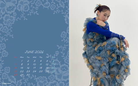 【カレンダー風壁紙：June2026】 Wallpaper （PC1920）